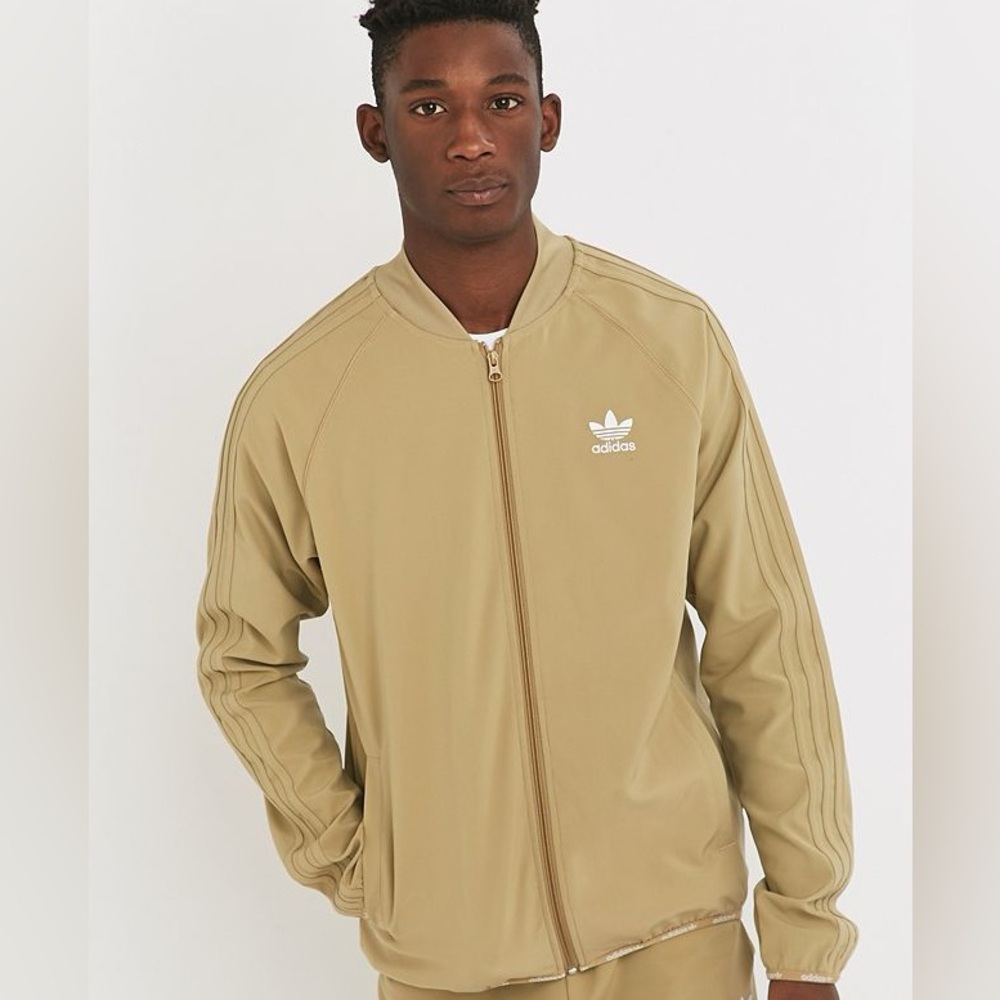 Adidas Men Original Superstar 2.0 Camel Track Top - Large